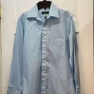 Sears Men's Store Light Blue Dress Shirt 14 1/2” Neck, 32/33” Sleeve